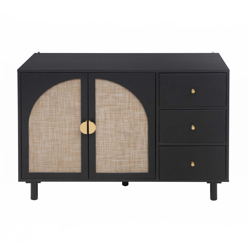 Armoire 2 tiroirs 2 portes