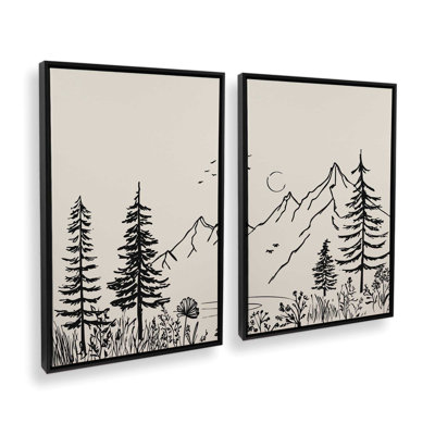 Whispering Peaks v4 Set of 2 Prints