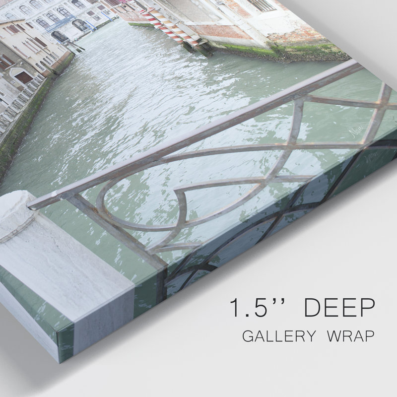 «Venice Canal I», ensemble de 2 reproductions de photos, H 36 po x l 24 po x P 1 po, Toile tendue
