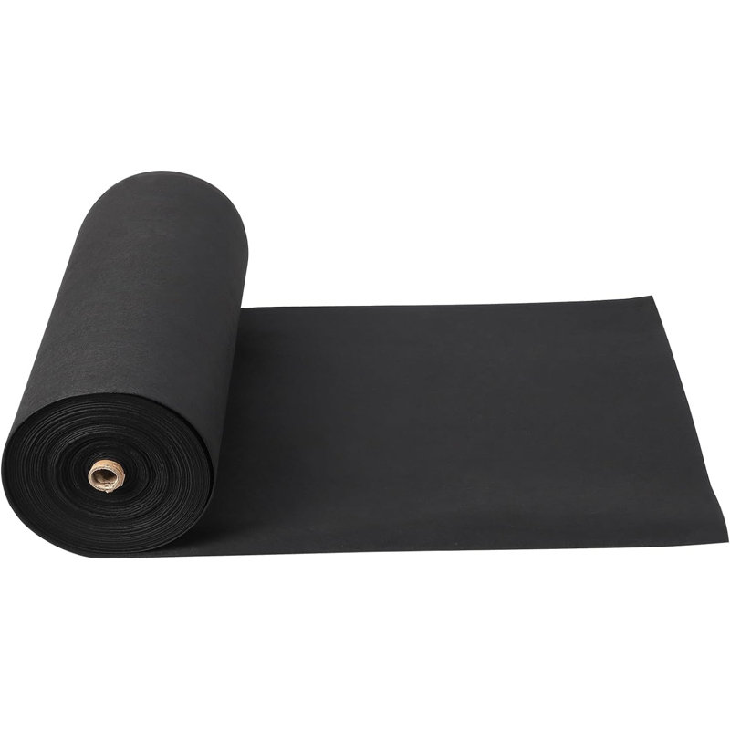 Heavy Duty Geotextile Landscape Fabric – Durable Weed Barrier for Driveway & Garden – UV Resistant, 6oz Non-Woven PP, 350N Strength, 440N Load – USA Spec – Size: 4FT x 50FT, 6.0OZ (1.22m x 15.24m)