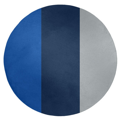 Tapis bleu royal rayures royal national hockey