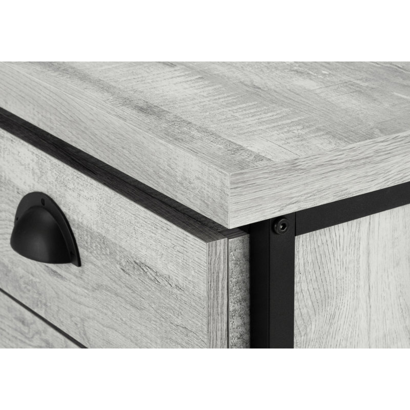 Bureau d'ordinateur, bureau personnel, ordinateur portable, tiroirs de rangement, L 55 po, travail, stratifié, métal, contemporain, moderne