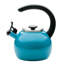 Enamel On Steel Whistling Induction Teakettle with Flip-Up Spout, 2-Quart-75288989