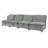 Double-Layer Cushion Modular Sofa, Freely Combinable, 4-Seater With Storage Function, Includes 4 Soft Cushions-500292713