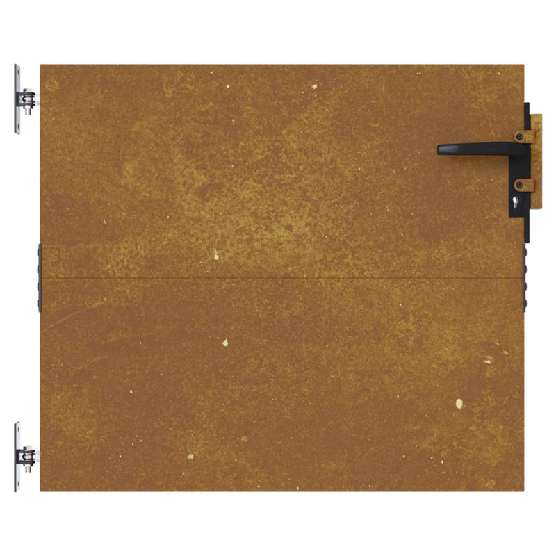 Maingrette Brown Metal Gate, 85cm H x 100cm W