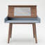 Henriette Solid Wood Secretary Desk