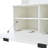5-In-1 Hall Tree With Bench, Shoe Storage, And Open Cabinets, High Gloss Fluted Doors For Elegant Entryway Organization