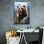 «Bear Portrait» par Momart, art mural sur toile-1564584391