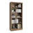 71" Tall Bookcase, 5-Tier Wooden Open Bookshelf, Modern Freestanding Storage Shelf-1800810356