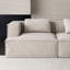 Coussin beige modulaire 100% polyester