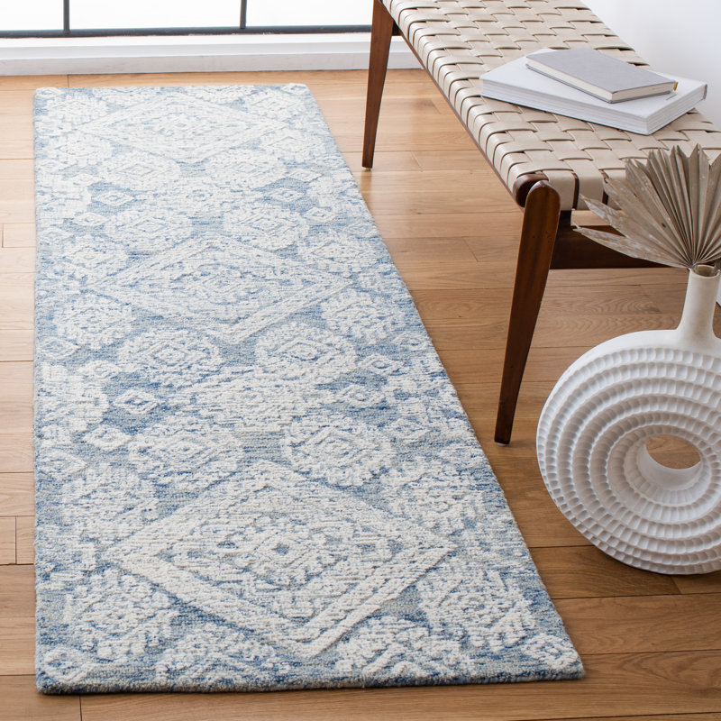 Tapis oriental en laine et coton touffeté à la main Metro, Rectangle 3 pi x 5 pi
