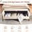 67'' W Modern Upholstered  Velvet Storage Bench for Bedroom End of Bed with Gold Leg-714366749