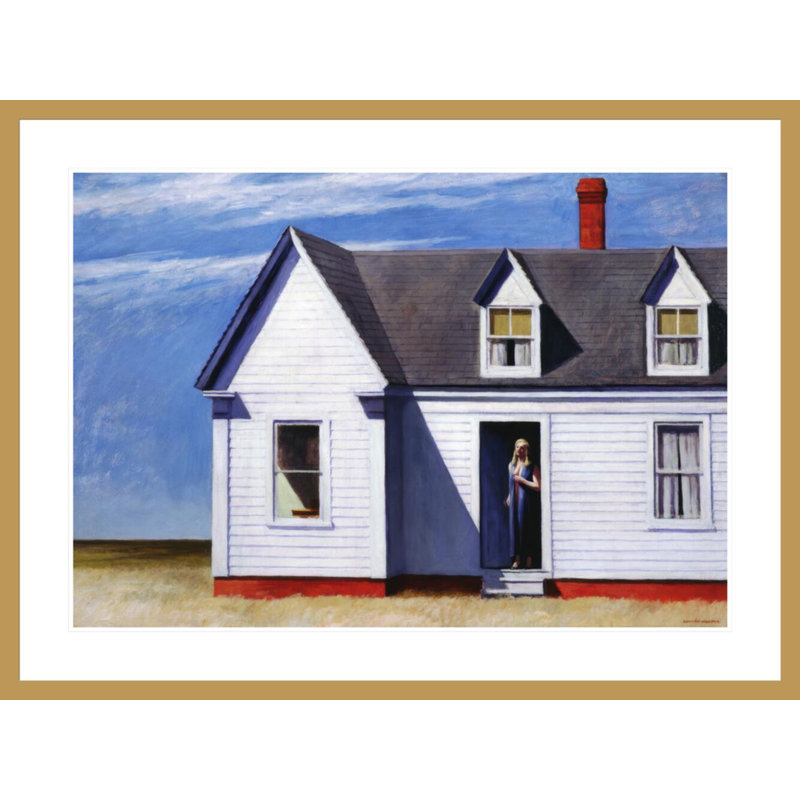 «High Noon» par Edward Hopper, impression giclée sur cadre, H 31,13 po x l 41,5 po