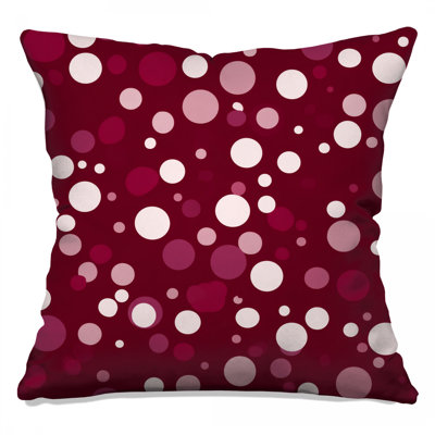 Coussin décoratif à pois
