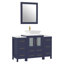 Ensemble de meuble-lavabo simple avec miroir l 48 po x P 18,5 po x H 31,1 po -67116240