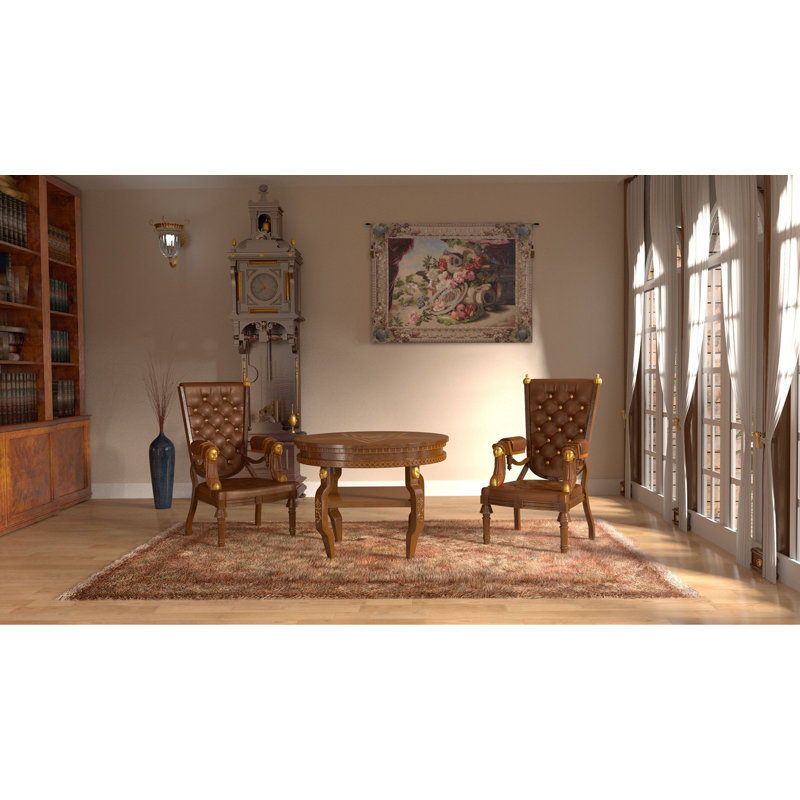 Loom Woven Cotton Blend Wall Hanging, 34" H x 44" W x 0.1" D