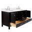  Meuble-lavabo double 72,25 po avec comptoir-289860106