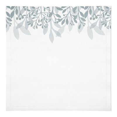 Serviette de table rectangulaire en coton Rosina