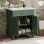 Meuble-lavabo de 30 pouces avec lavabo en céramique, portes à fermeture douce et tablettes réglables-458590829