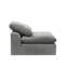 Canapé modulaire en lin avec repose-pieds Naveen