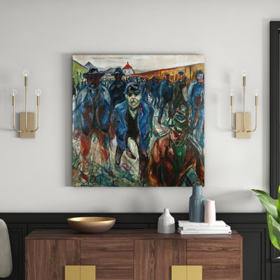 Edvard Munch - Wrapped Canvas Painting