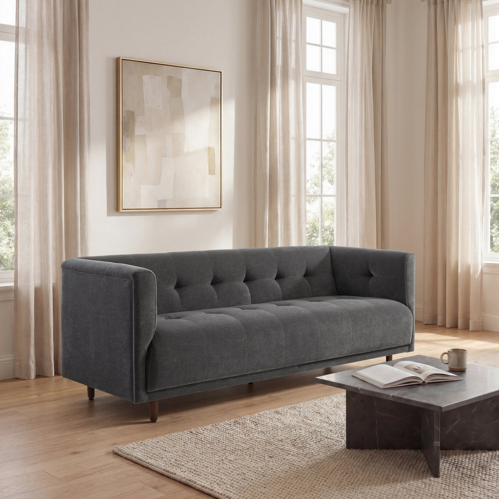 82" Sofa, Gray