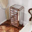Table de chevet en verre Mirell