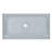 Voltaire 60" x 36" Single-Threshold, Center Drain, Shower Base in Gray-53309562-97854796