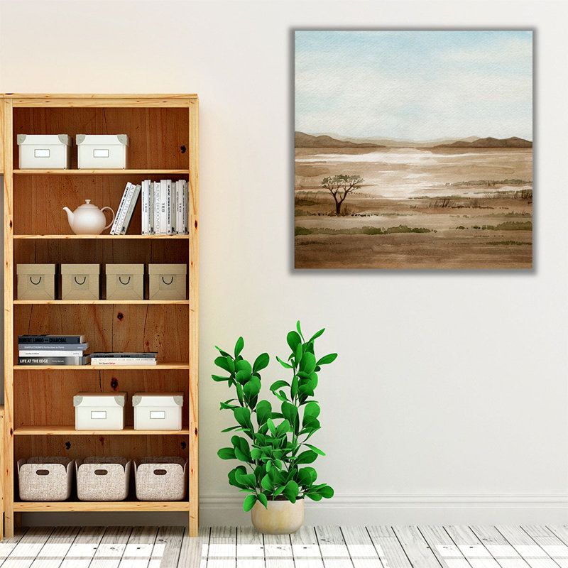 «Clear Savannah I», reproduction d'art sur toile, H 30 po x l 30 po