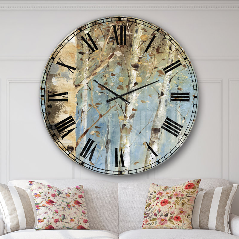 Horloge murale blanc, Surdimensionné