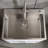 24In Stainless Steel Washing Sink W/ Faucet Hoses And Drain Head Only(Update)