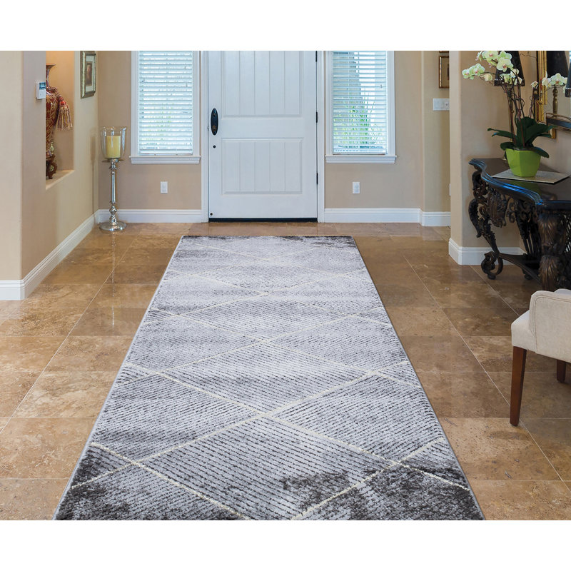 Geometric Indoor Rug, Runner 2'3" x 7'3"