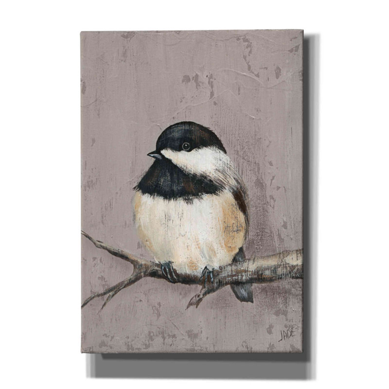 «Winter Bird IV», impression sur toile tendue, H 26 po x l 18 po x P 0,75 po