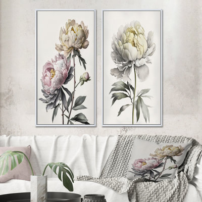 " Dahlia Flower " 2 - Pieces