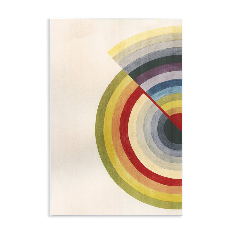  «Round Alternating Stripes» par Grace Popp, H 15 po x l 10 po