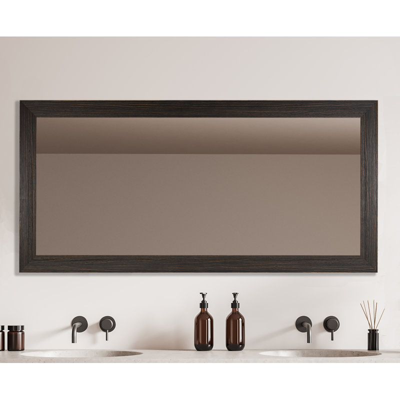 Dakston Wood Flat Wall Mirror, 36.25" x 63.75"
