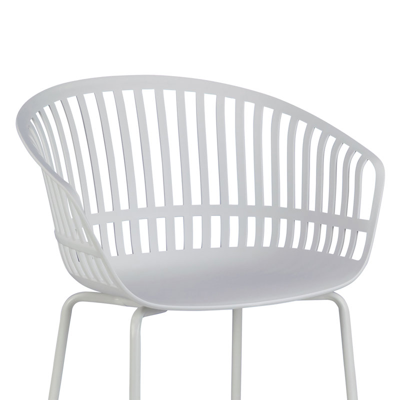 Barras Basma White Outdoor Dining 2 Seats Set