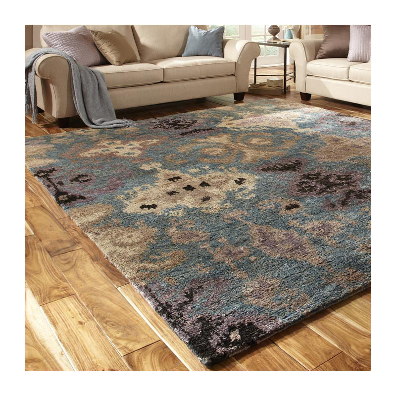 Ikat Indoor Rug, Rectangle 9'6" x 13'6"