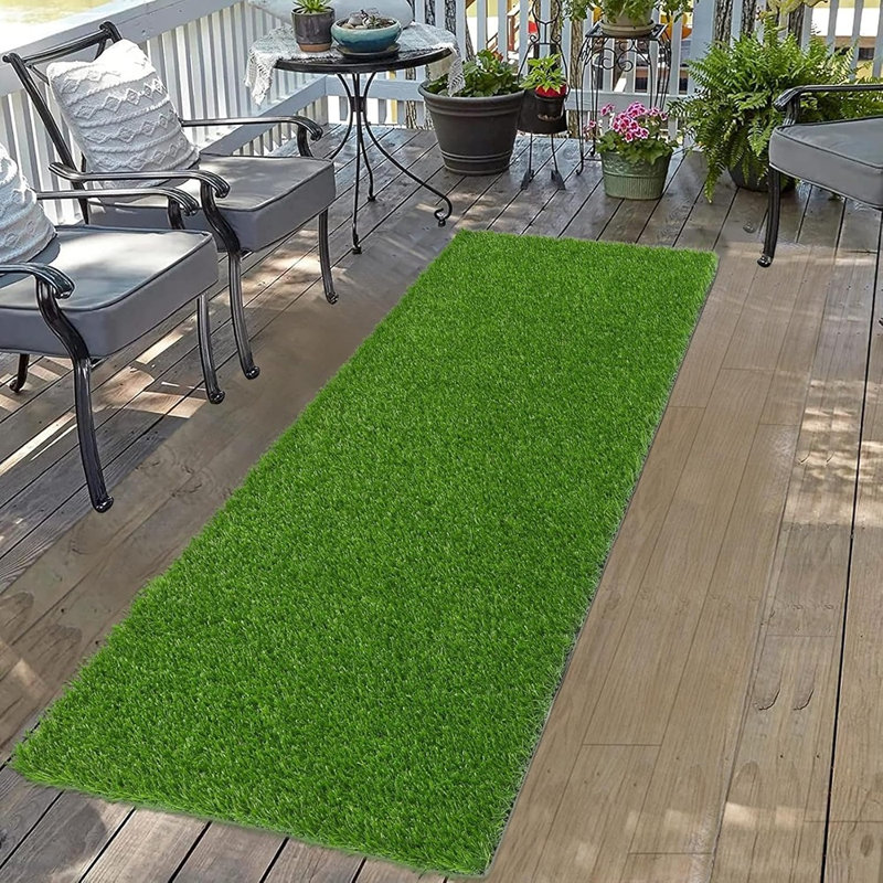 Artificial Grass Rug - 2X8ft Indoor/Outdoor Dog Grass M...