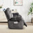83.80" W Manual Reclining Sofa With Cup-Holder Drop-Down Table