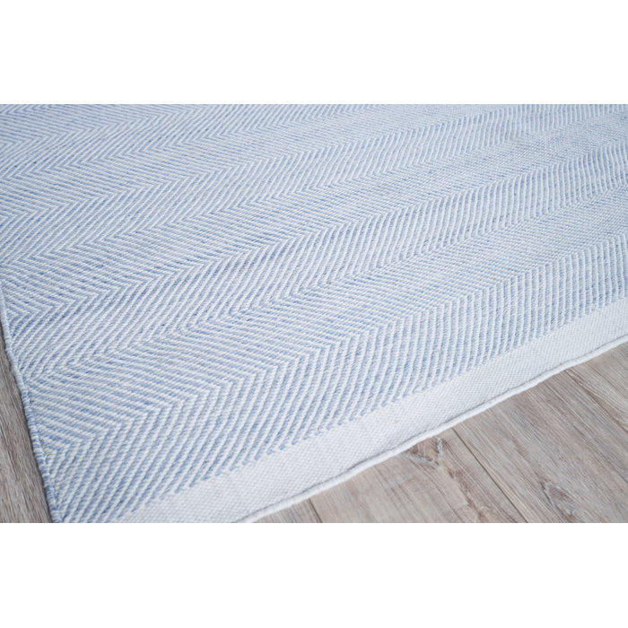 Exquisite Rugs Bintan Handmade Flatweave Light Blue Indoor/Outdoor Rug ...