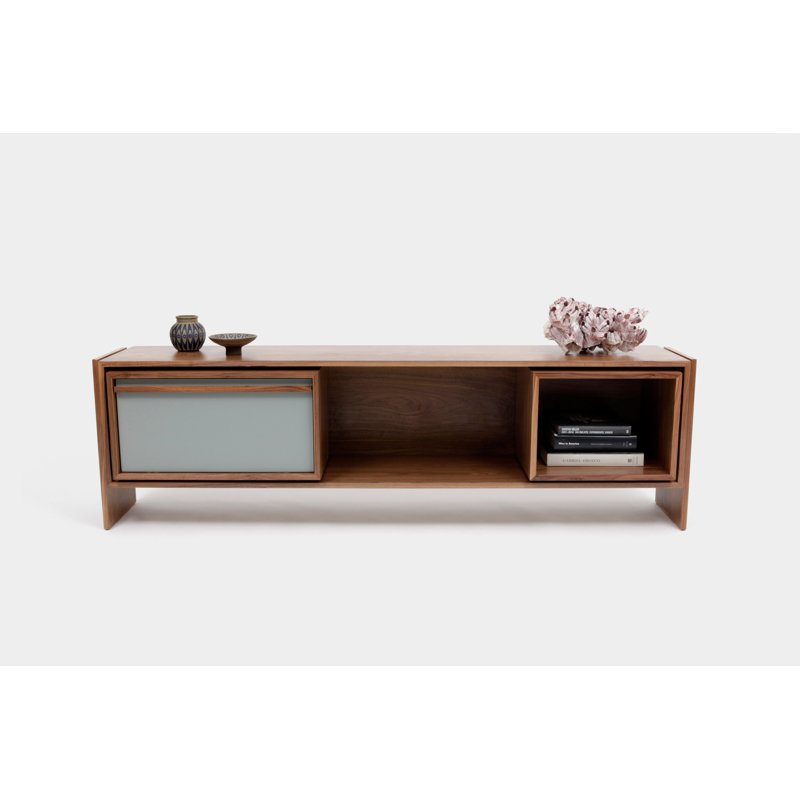 Low Units Media Console, Battleship Gray