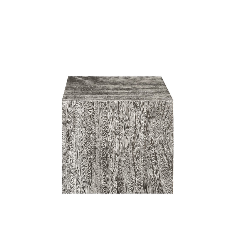 Pedestal Mitered Sculpture, Gray, 36" H x 14" W x 14" D