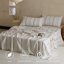 Housse de couette 100% lin rayée-137643041-137643042
