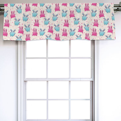 Sateen Ruffled Window Valance