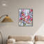 Magnifique toile abstraite rayée rose sur toile par Art Remedy-104334365-111751259