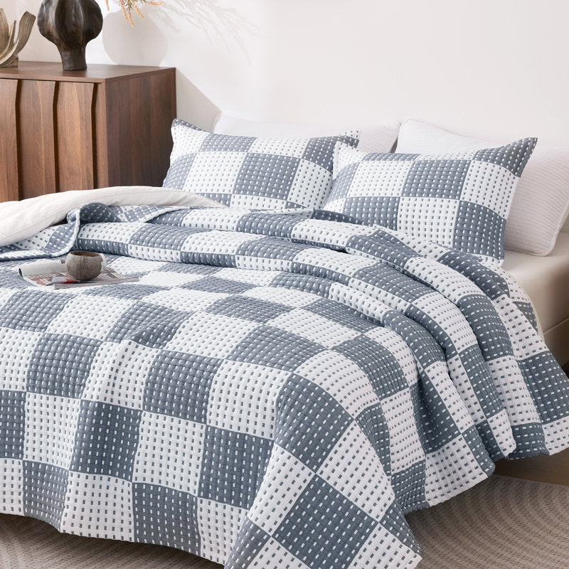 Ensemble de courtepointe en coton jacquard pour lit simple / simple TG / 2 pièces Sleep Zone 68 x 86