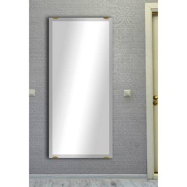 Frameless ultra-narrow dressing mirror full-body wall-mounted self