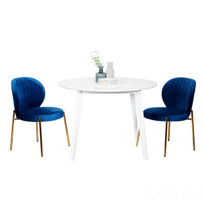 Exum Contemporary Dining SetRound Table Topdining table setdining room set