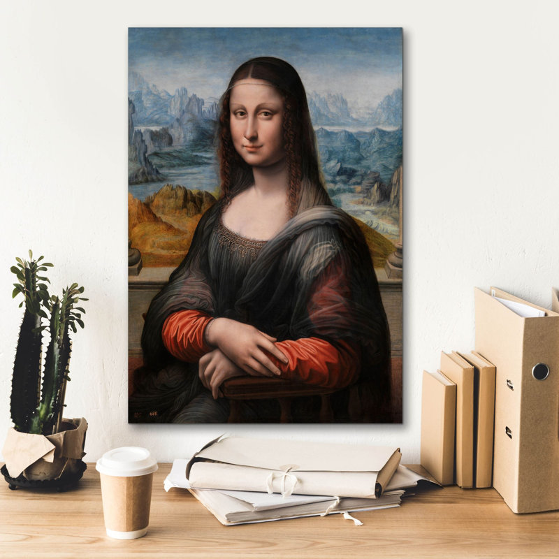 «Mona Lisa Prado» par Leonardo Da Vinci, art mural sur toile, H 26 po x l 18 po x P 0,75 po